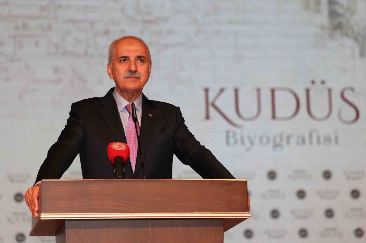 Türkiye Büyük Millet Meclisi Başkanı Numan Kurtulmuş, "Filistin bizim için