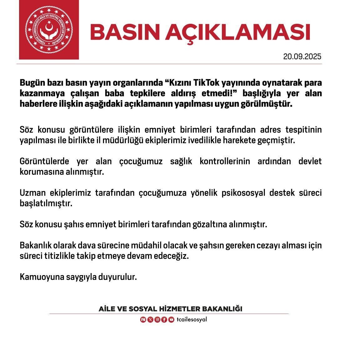 Aile ve Sosyal Hizmetler Bakanlığı TikTok’ta oynatılarak üzerinden para kazanılmaya