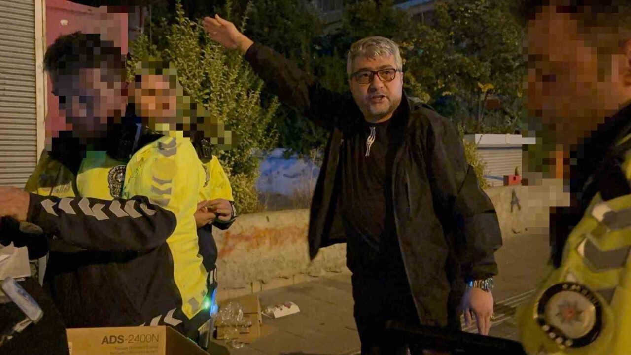 Kayseri’de alkol alarak trafiğe çıkan ve şoför olduğunu iddia eden
