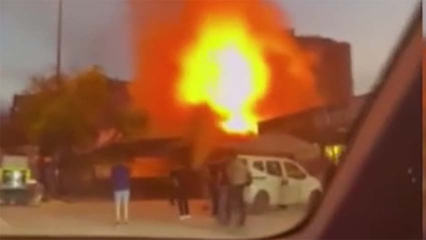 Başkent Ankara’nın Çankaya ilçesi Beysukent semtinde boş bir dükkanda çıkan