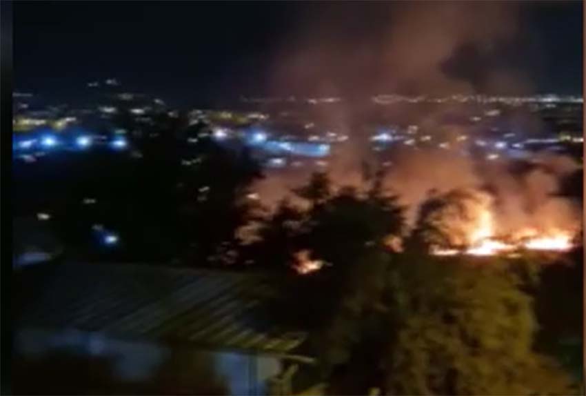 Ankara’nın Sincan ilçesinde otluk alanda çıkan yangın hızla kontrol altına