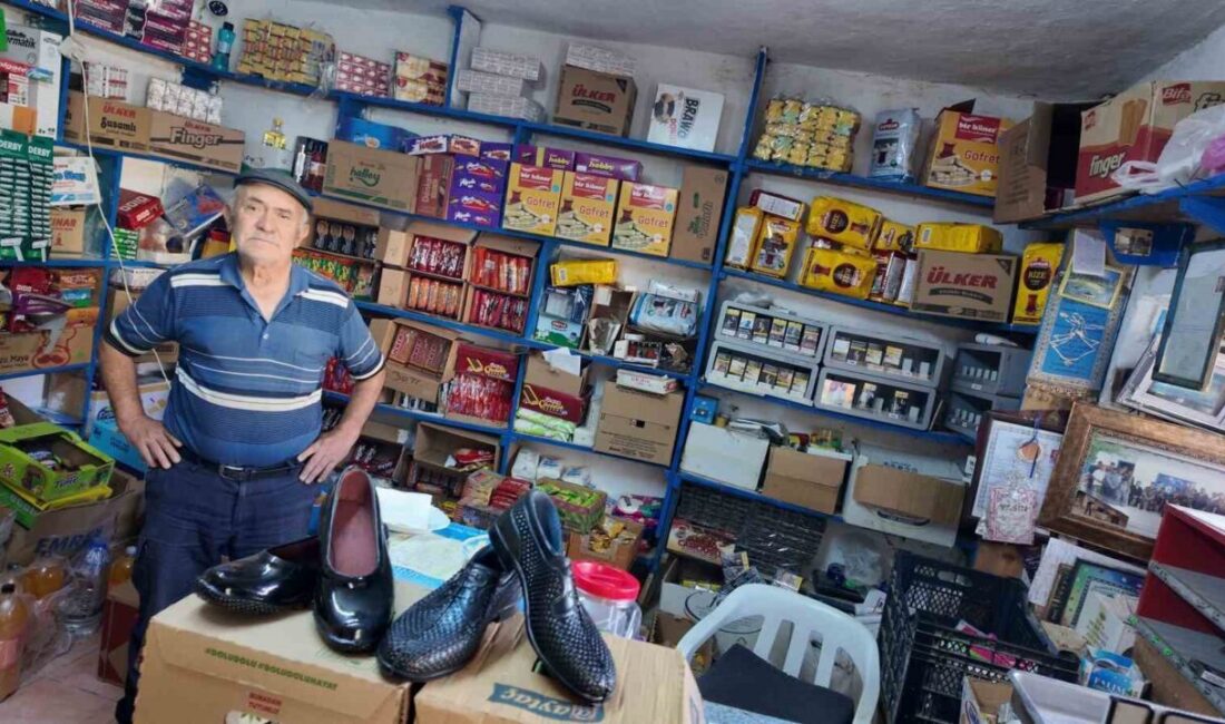 Eskişehir’in Seyitgazi ilçesinde hizmete devam eden 60 yıllık tarihi bakkalın