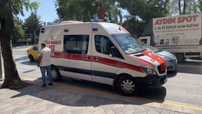 Eskişehir’de karşıdan karşıya geçmeye çalışırken motosikletin çarptığı yaya yaralandı. Endişeli