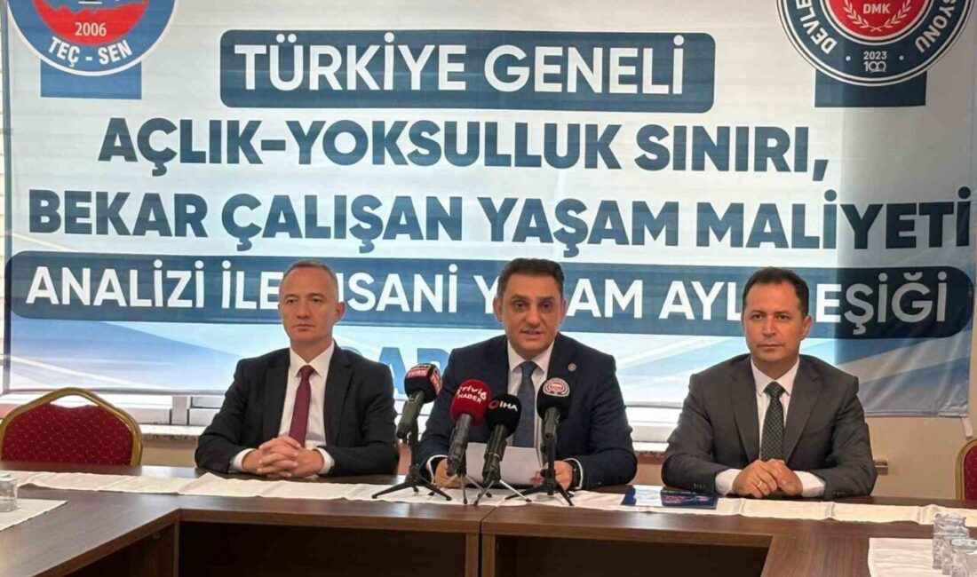 Devlet Memurları Konfederasyonuna bağlı Tüm Eğitim Çalışanları Sendikası (TEÇSEN), ‘Açlık