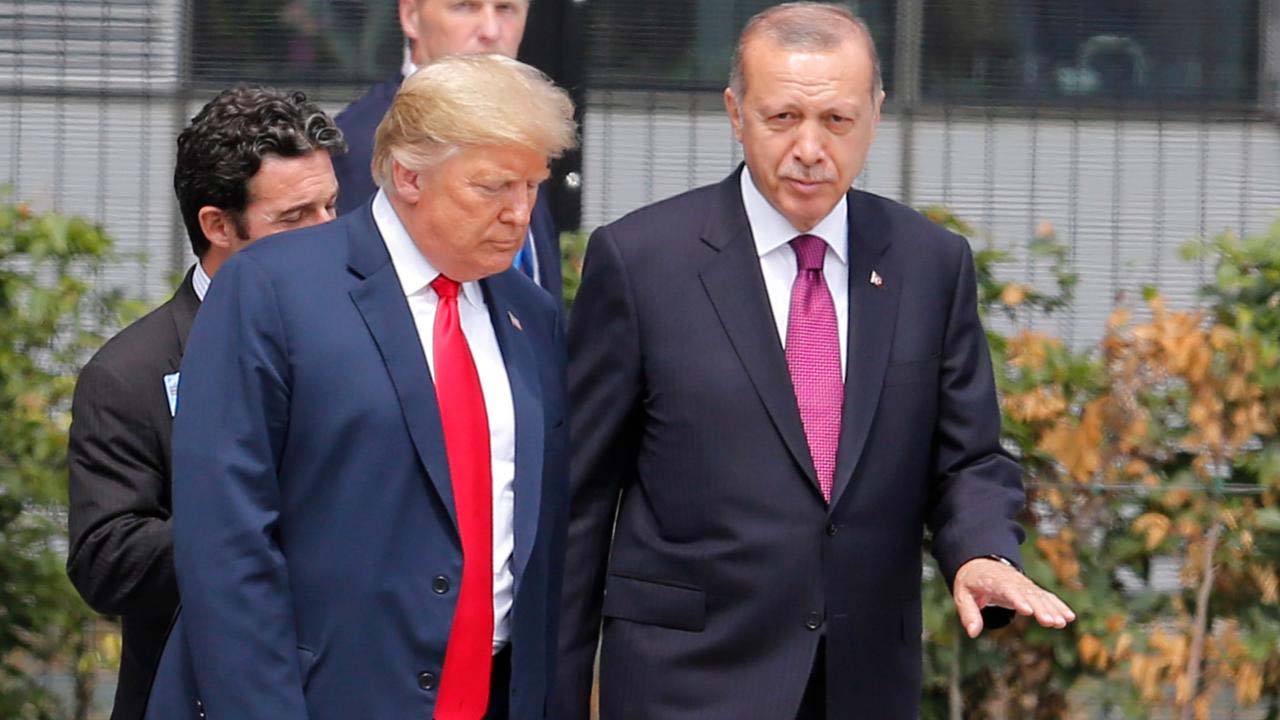 Cumhurbaşkanı Recep Tayyip Erdoğan, Amerika Birleşik Devletleri (ABD) Başkanı Donald