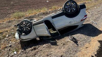 Eskişehir’de iki aracın çarpışması sonucu meydana gelen kazada 4 kişi