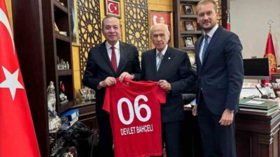 Gençlerbirliği Spor Kulübü Başkanı Osman Sungur ve Basın Sözcüsü Aykut