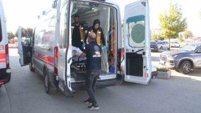 Konya’nın Beyşehir ilçesinde inşaatta asansör boşluğuna düşen bir kişi yaralandı.