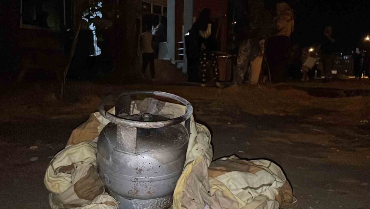 Karaman’da başlığı değiştirilen piknik tüpünün bir anda alev topuna dönmesi