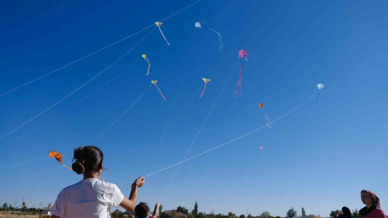 Karaman’da düzenlenen uçurtma şenliğinde renkli görüntüler ortaya çıktı.