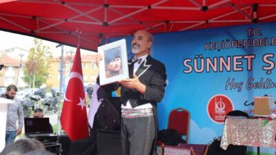 Ankara'nın Keçiören Belediyesi tarafından düzenlenen ücretsiz sünnet şöleni Atatürk Ankara