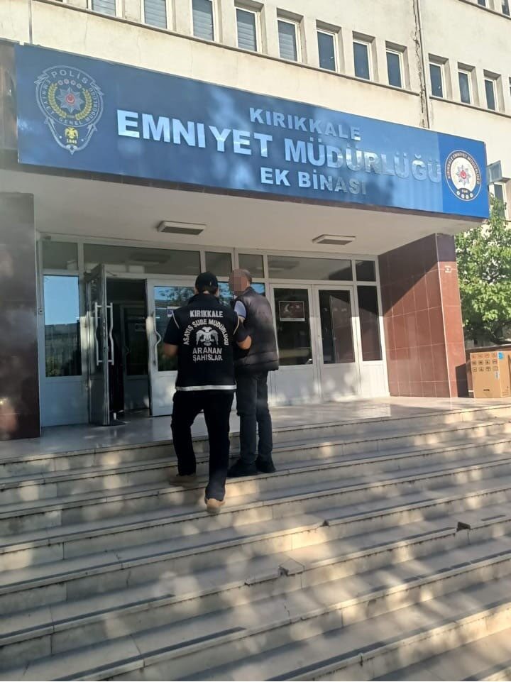 Kırıkkale’de hakkında kesinleşmiş hapis cezası bulunan cezaevi firarisi polis ekiplerince
