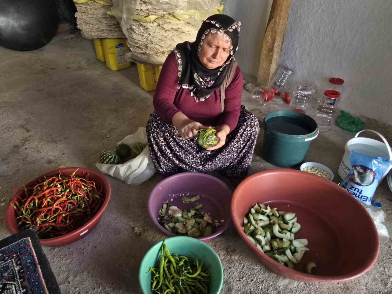 Yozgat’ta sonbaharın gelmesiyle birlikte geleneksel hazırlıklar başladı.