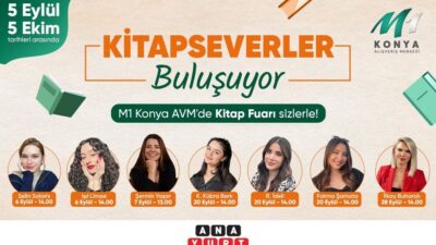 M1 Konya AVM, 5 Eylül-5 Ekim tarihleri arasında düzenlediği Kitap