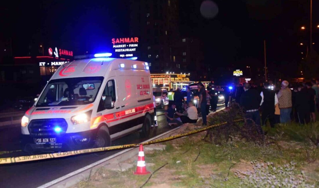 Kayseri’nin Melikgazi ilçesinde karşıdan karşıya geçmeye çalışan yaşlı adam, bir