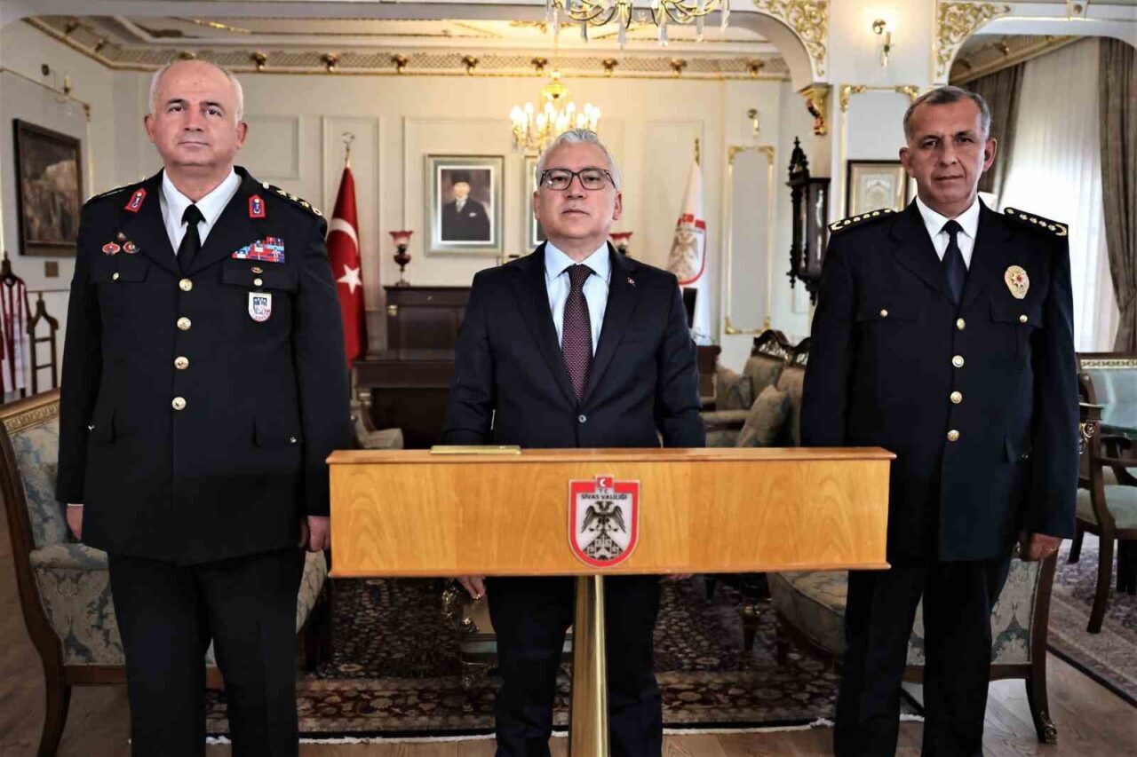 Sivas Valisi Yılmaz Şimşek, kentte suç oranlarının geçen yılın ilk
