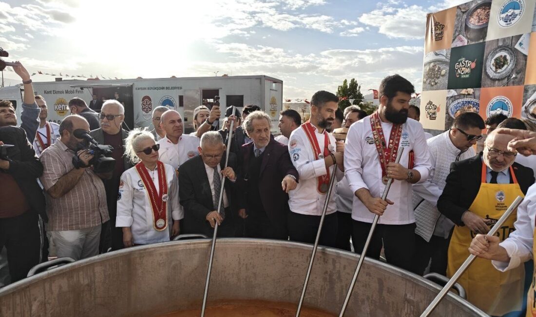 Kayseri Büyükşehir Belediyesi tarafından bu yıl 3.’sü düzenlenen Kayseri Gastronomi