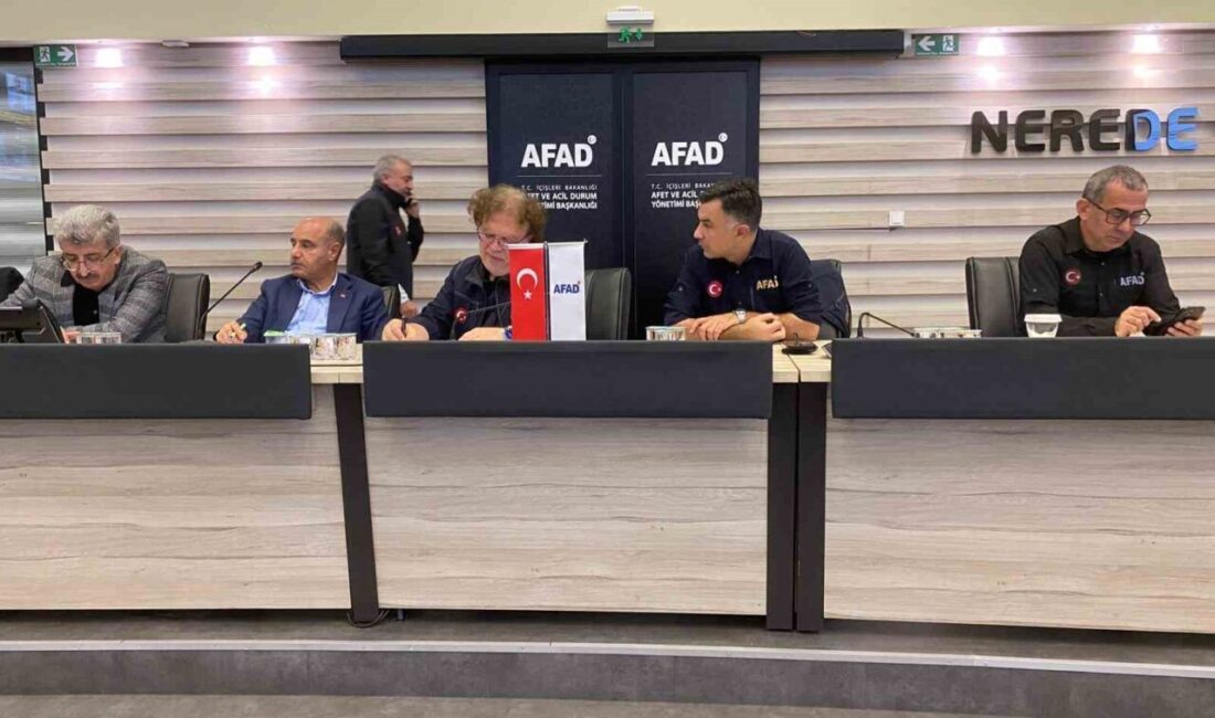 Afet ve Acil Durum Yönetimi Başkanlığı (AFAD) Afet Yönetim Merkezi’nde