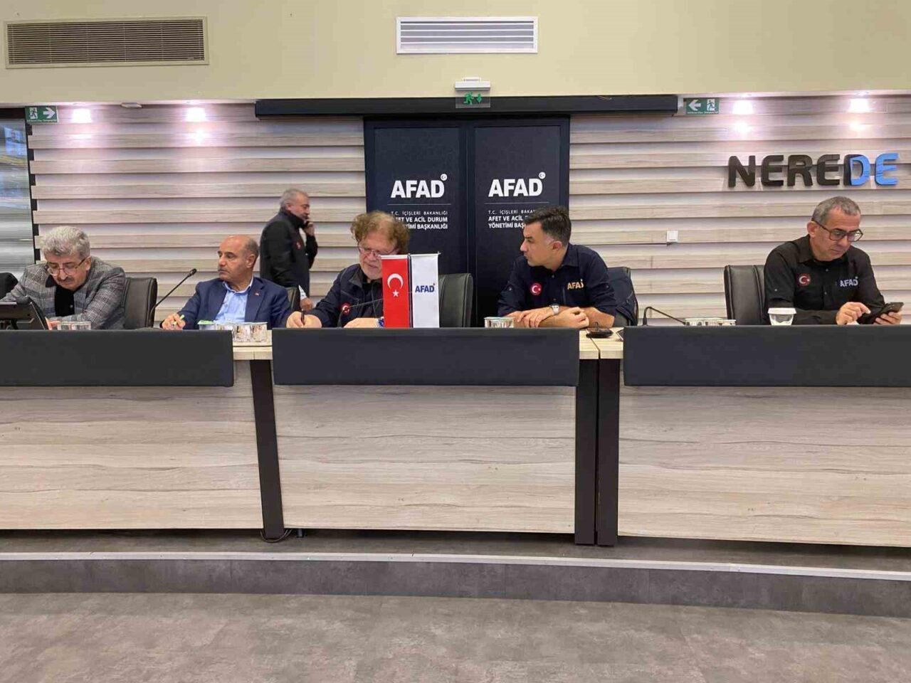 Afet ve Acil Durum Yönetimi Başkanlığı (AFAD) Afet Yönetim Merkezi’nde