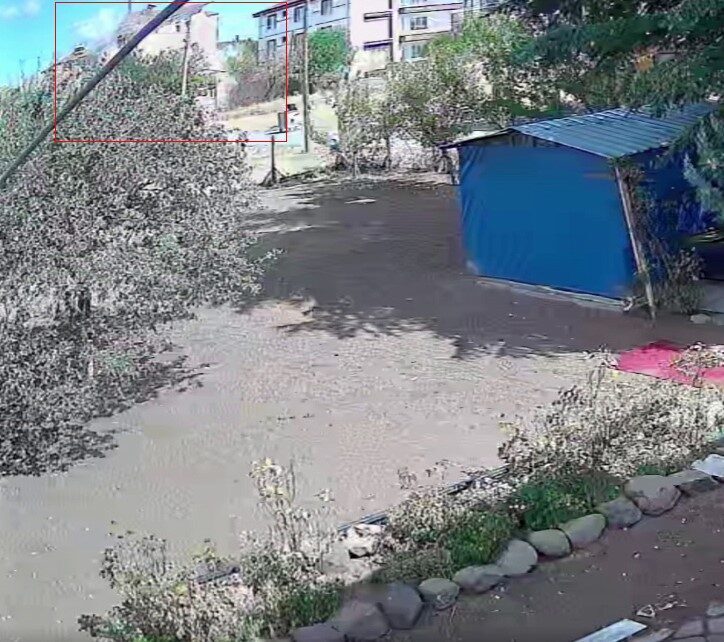 Ankara’da atıl durumdaki 3 katlı binada meydana gelen göçük anı