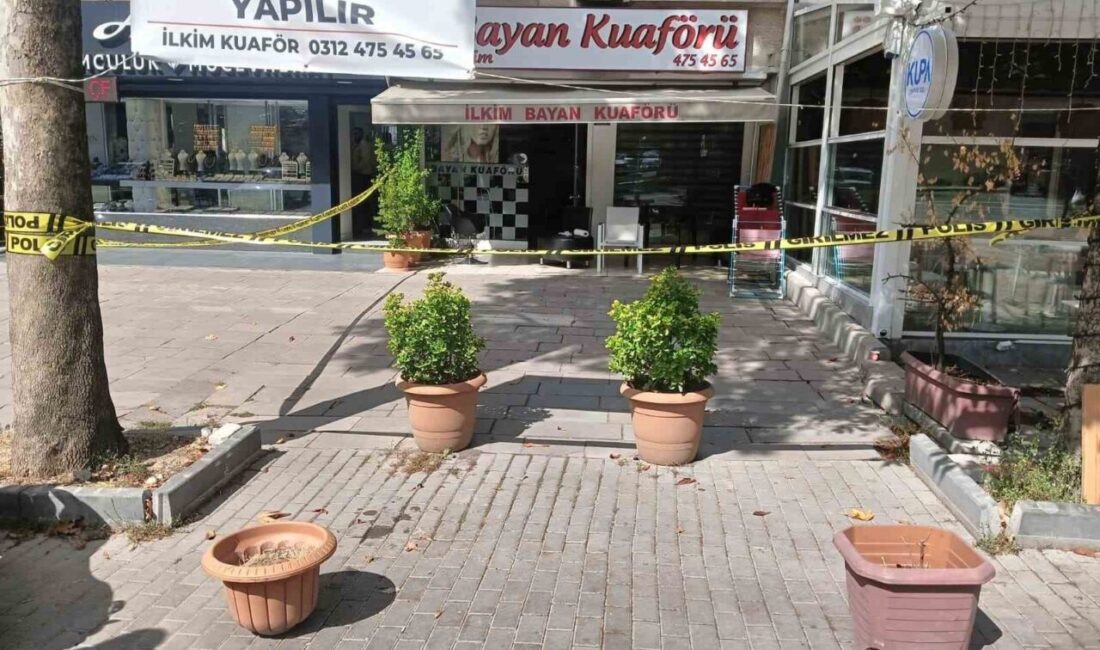 Ankara’da kimliği belirsiz saldırgan, alacak verecek meselesi nedeniyle kadın kuaförüne
