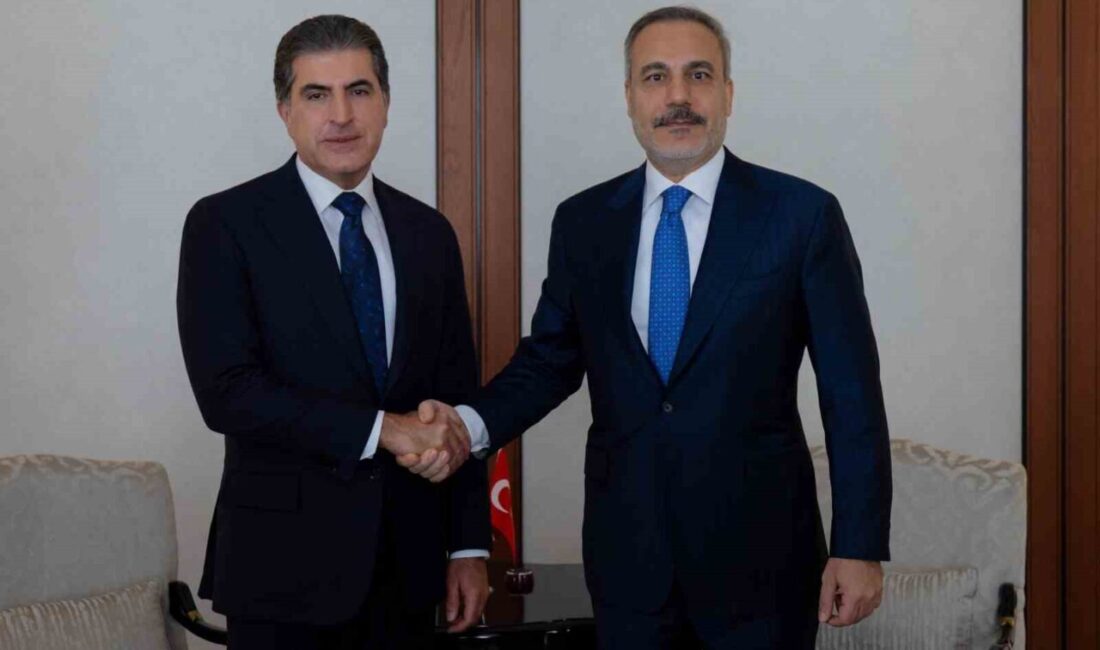 Dışişleri Bakanı Hakan Fidan, Irak Kürt Bölgesel Yönetimi (IKBY) Başkanı