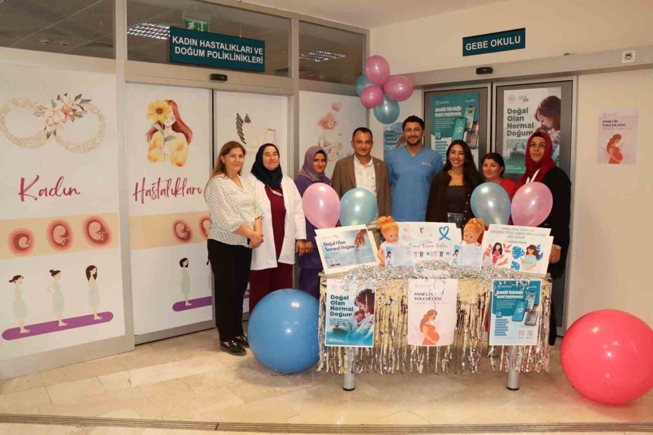 Konya’nın Beyşehir ilçesinde Normal Doğum Haftası etkinlikleri düzenlendi.