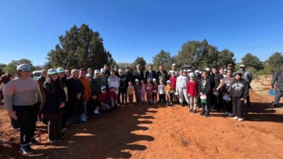 Konya’nın Bozkır ilçesinde, "Yeşil Vatan-Benim Okulum Geleceğe Çare" projesi kapsamında