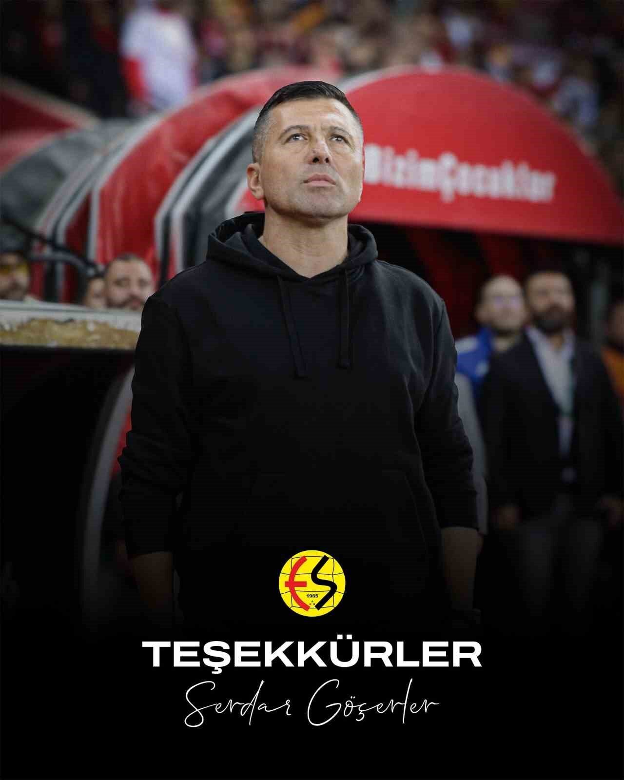 Eskişehirspor, teknik direktör Serdar Göçerler ile yolları ayırdıklarını açıkladı.