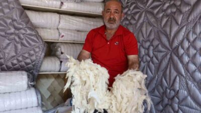 Sivas’ta havaların soğumasıyla birlikte vatandaşlar kış hazırlıklarına başladı, elyaf yorganların