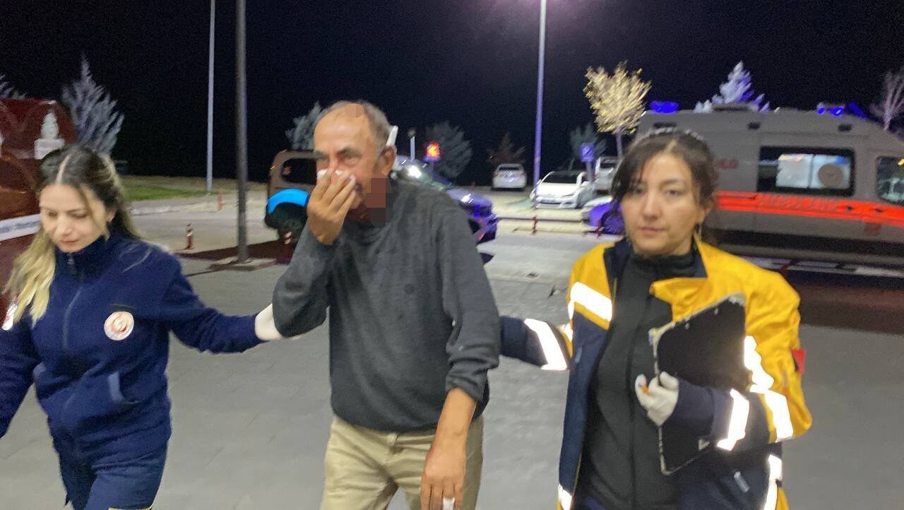 Aksaray’da bir kişi, komşusunu döner bıçağıyla kafasından bıçaklayarak yaraladı. Yaralı