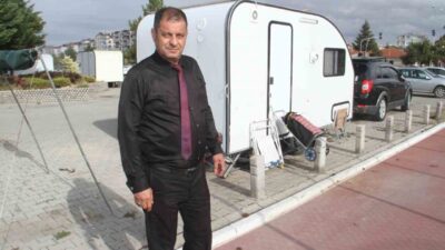 Konya’nın Beyşehir ilçesinde karavanda yaşayan ve kendisinden yaklaşık 10 gündür