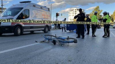 Konya’da tankerin çarptığı bisiklet sürücüsü hayatını kaybetti.