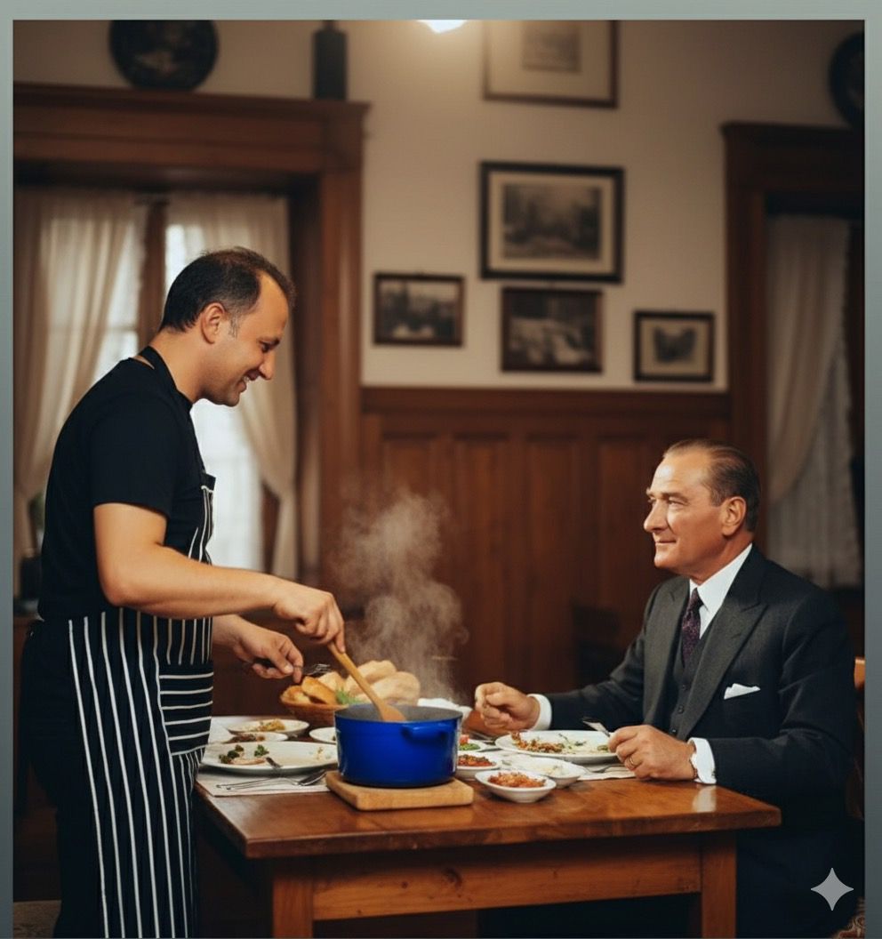 Gastronomi yazarı ve danışman şef Mehmet Kudat, “Atatürk’ün sevdiği yemekleri