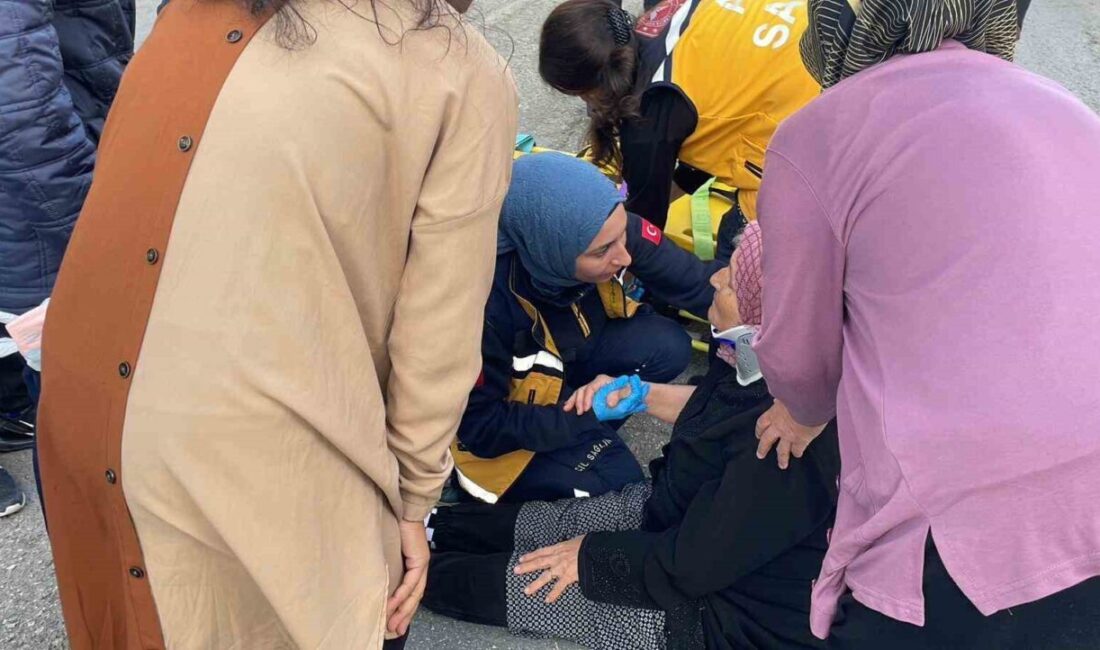 Karaman’da yolun karşısına geçmeye çalışan yaşlı kadın, otomobilin çarpması sonucu