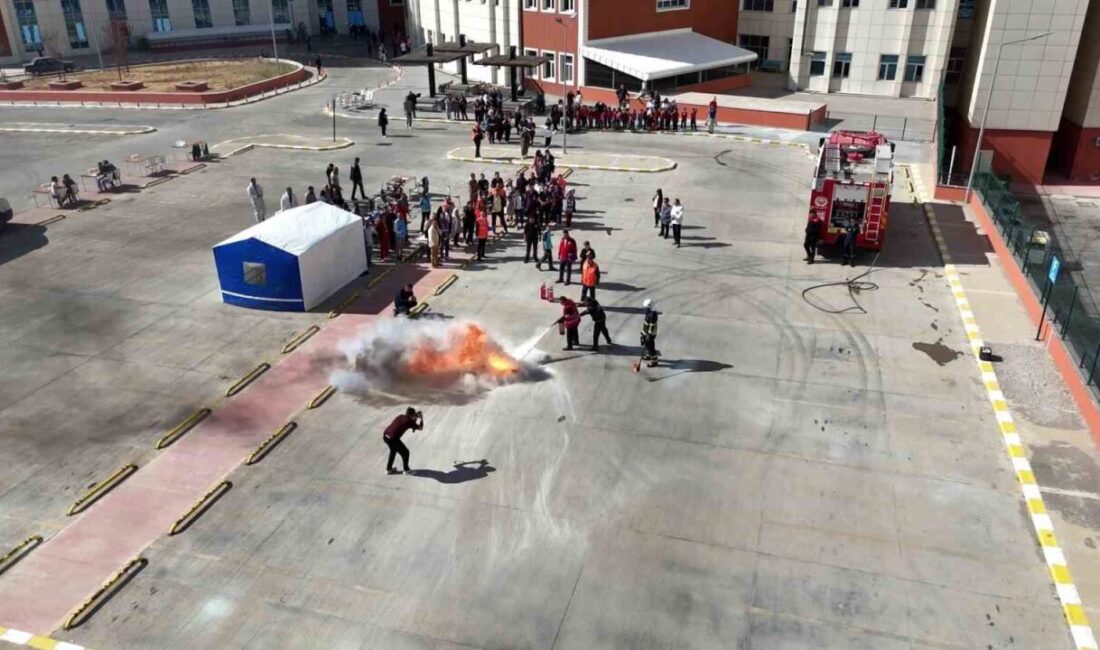 Sivas Numune Hastanesinde deprem, yangın tahliye ve Kimyasal Biyolojik Radyolojik