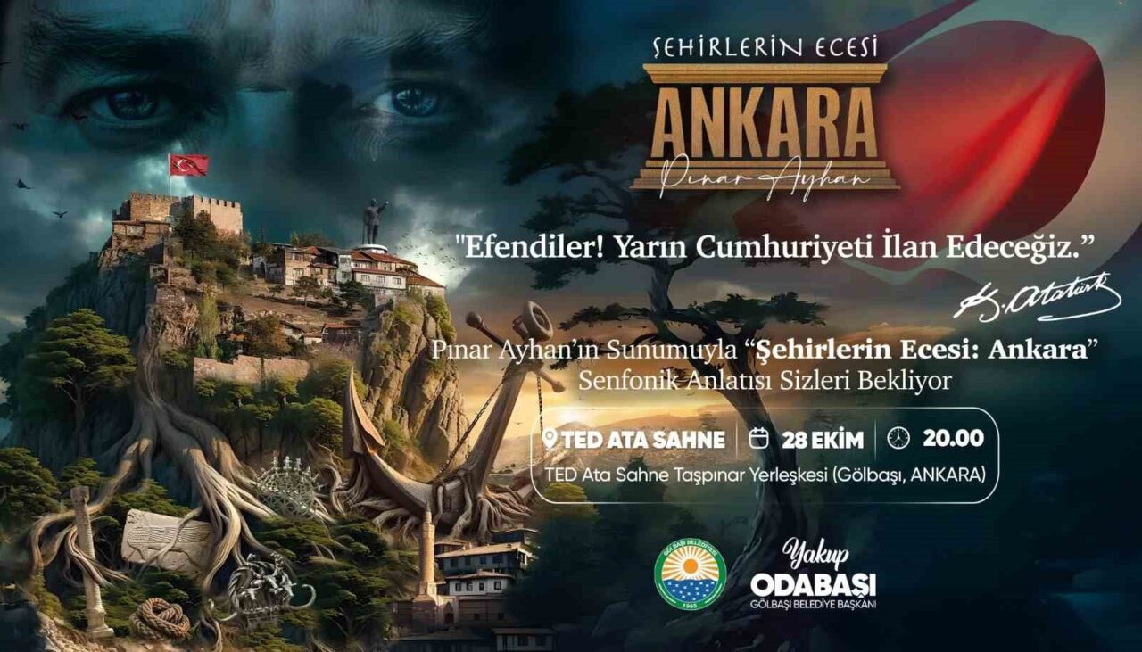 Ankara'nın Gölbaşı Belediyesi, 29 Ekim Cumhuriyet Bayramı kutlamalarında Ankara’nın binlerce