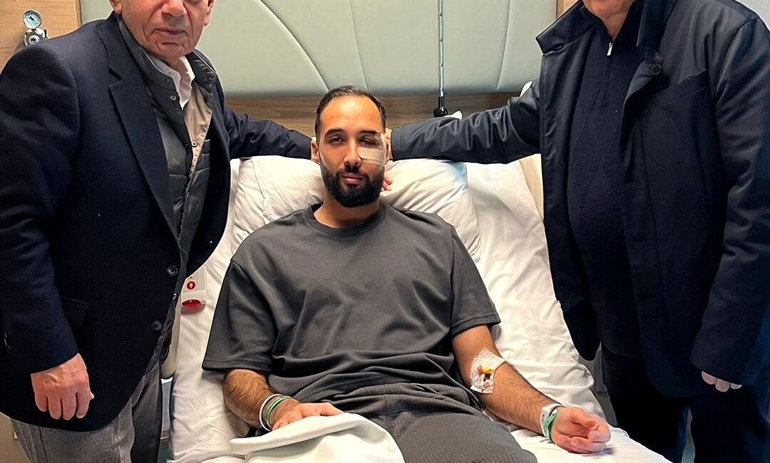 Galatasaray Başkanı Dursun Özbek, İstanbulspor Başkanı Ecmel Faik Sarıalioğlu ile