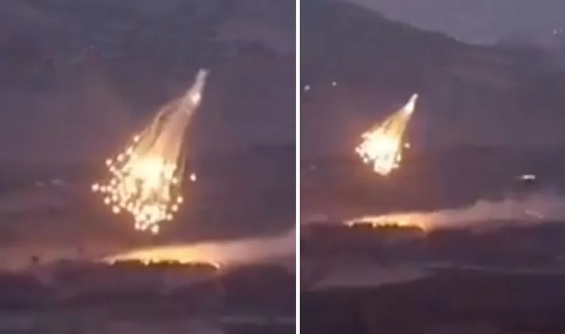 Israil ordusunun, Lebanon’un güneyindeki Khiam kasabasına yönelik saldırılarda beyaz fosfor