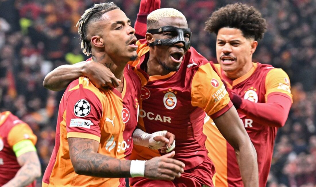 Galatasaray, UEFA Champions League son 16 turu ilk maçında sahasında
