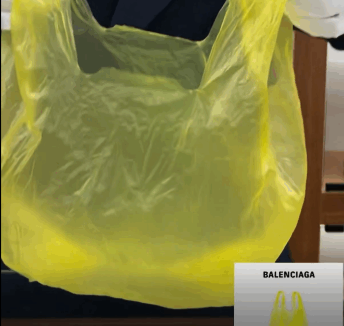 Balenciaga, sıra dışı tasarımlarına bir yenisini ekleyerek yine gündemin merkezine