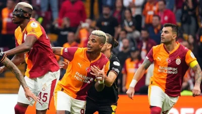 Trendyol Süper Lig’in 27. haftasından ertelenen karşılaşmada Galatasaray, 8 Nisan