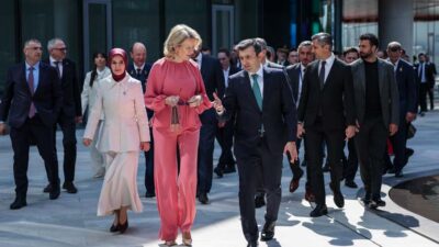 Belçika Kraliçesi Mathilde, Türkiye ziyareti kapsamında Baykar’ın Özdemir Bayraktar Milli