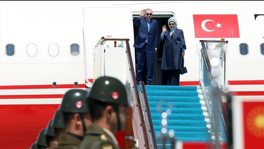 Cumhurbaşkanı Recep Tayyip Erdoğan, resmi temaslarda bulunmak üzere Kazakistan'da.