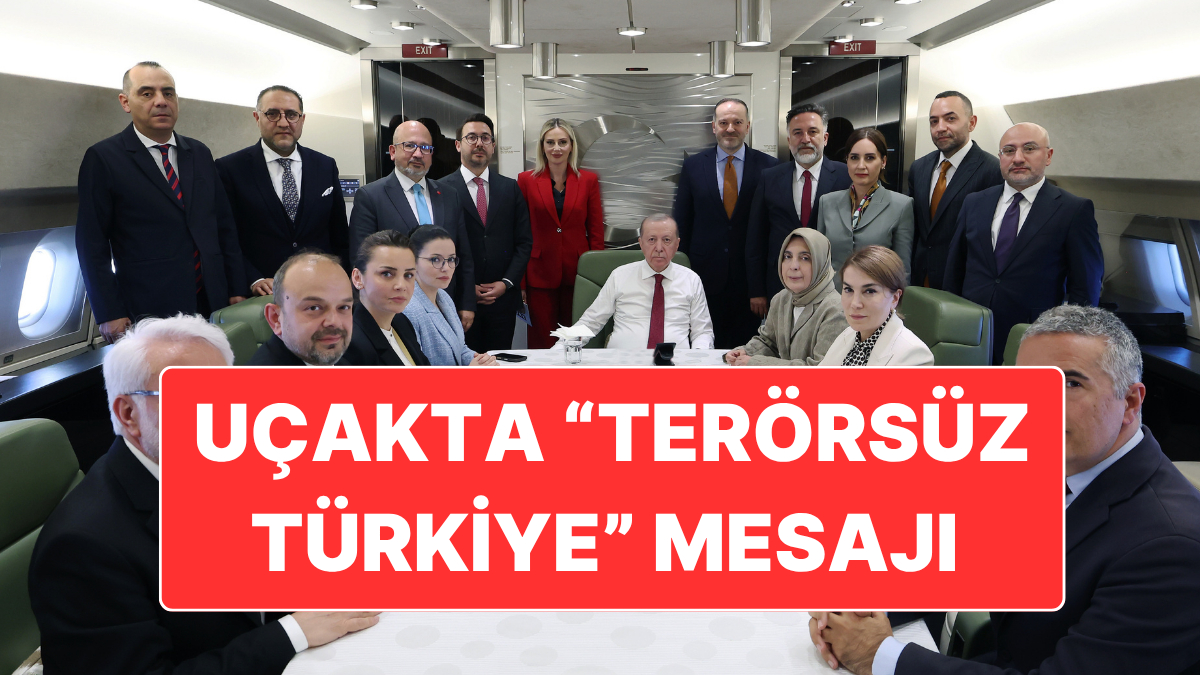 Cumhurbaşkanı Recep Tayyip Erdoğan, Kazakistan ziyaretinin dönüşünde uçakta gazetecilerin sorularını