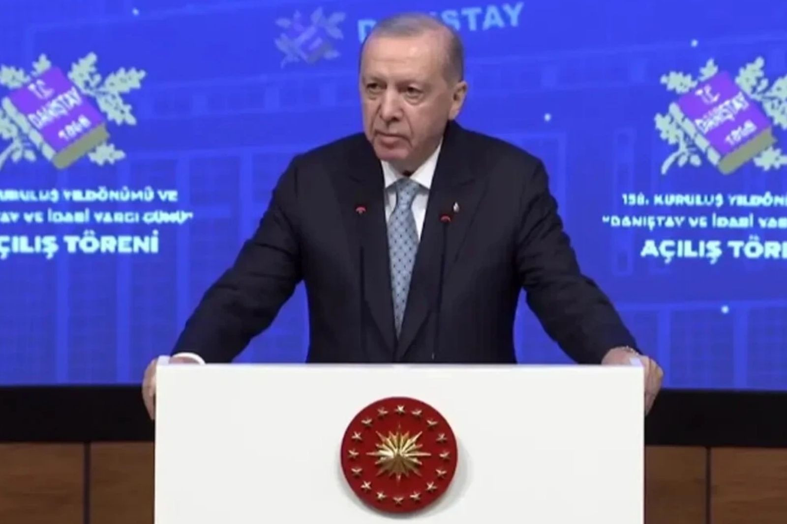 Cumhurbaşkanı Recep Tayyip Erdoğan, Danıştay'da 'Danıştay'ın 158. Kuruluş Yıldönümü ve