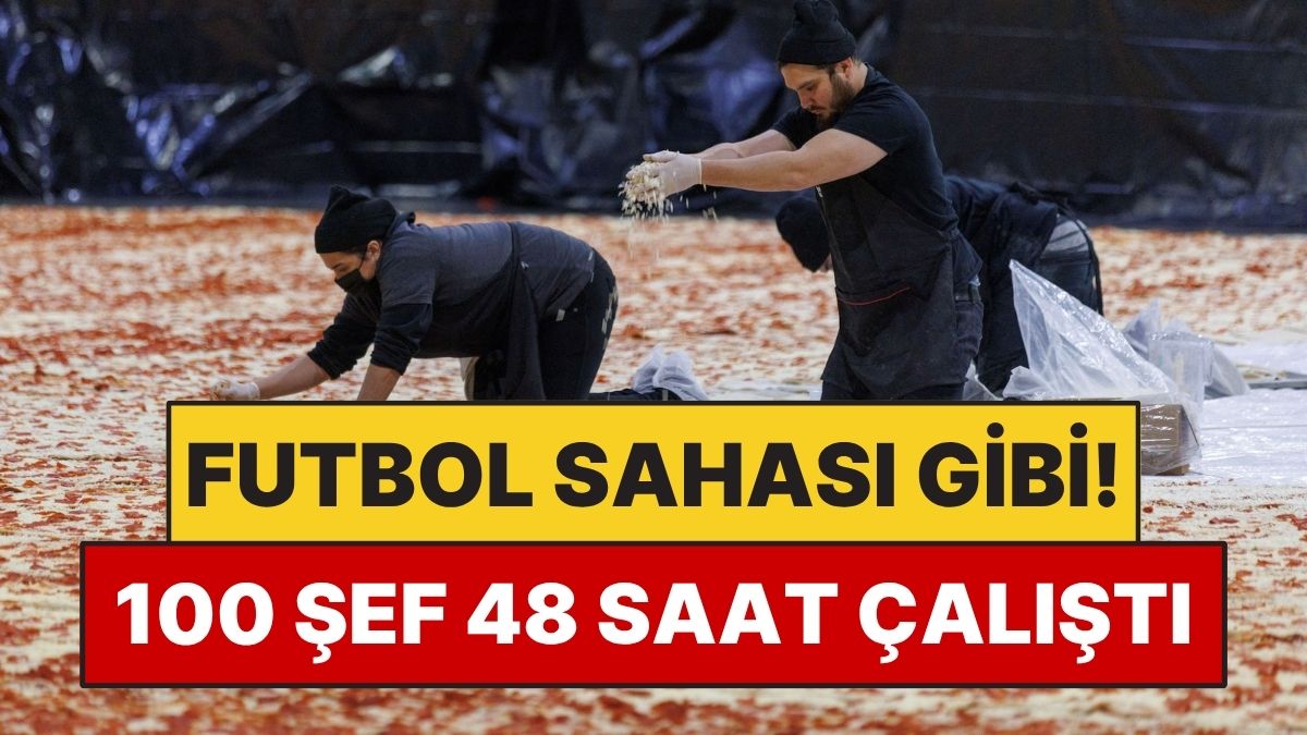Dev pizza rekoru denince yıllarca akla Roma’da yapılan Ottavia geldi.