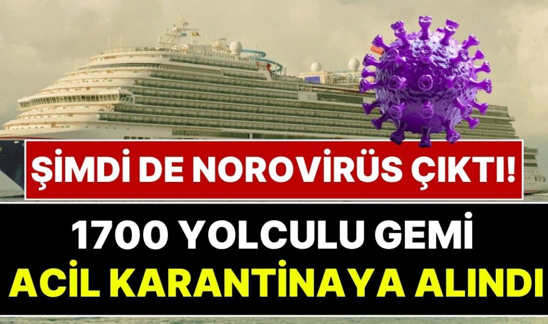 Fransa'nın Bordeaux kentinde demirleyen dev kruvaziyer gemisi, norovirüs şüphesiyle sarsıldı.