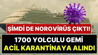 Fransa'nın Bordeaux kentinde demirleyen dev kruvaziyer gemisi, norovirüs şüphesiyle sarsıldı.