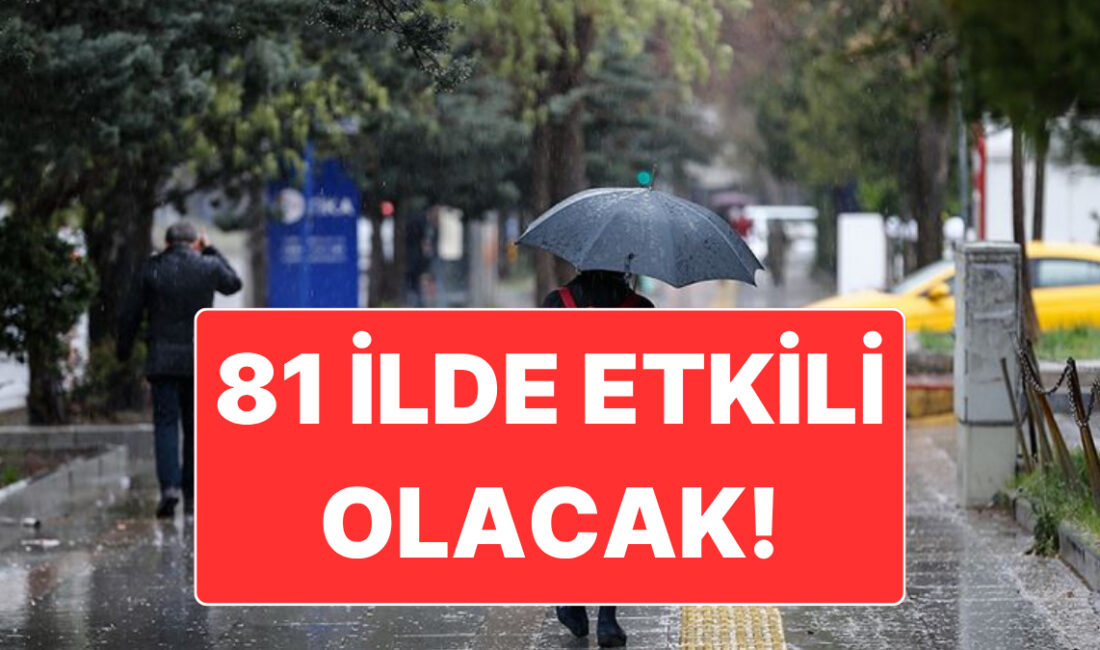 Meteoroloji Genel Müdürlüğü’nün hava tahmin raporuna göre, 14 Mayıs Perşembe